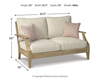 Clare View Loveseat w/Cushion Nuvella®