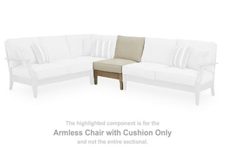 Clare View Armless Chair w/Cushion Nuvella®
