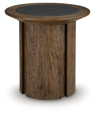 Dontayne Round End Table
