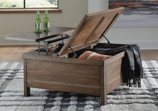 Moriville Lift-top Coffee Table and 2 Chairside End Tables