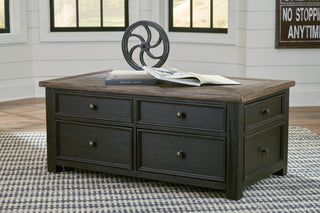 Tyler Creek Coffee Table and 2 End Tables with Console