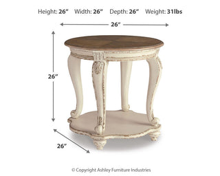 Realyn Round End Table