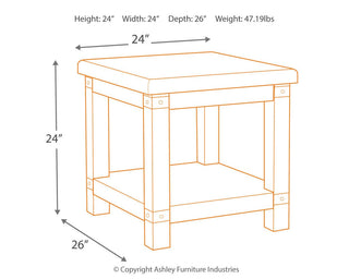 Carynhurst Coffee Table and 2 End Tables