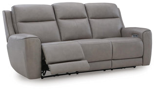 5Z-Comfort PWR REC Sofa with ADJ Headrest Leather