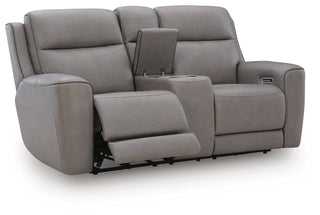 5Z-Comfort PWR REC Loveseat/CON/ADJ HDRST Leather