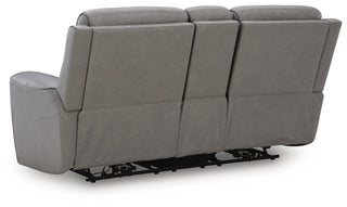 5Z-Comfort PWR REC Loveseat/CON/ADJ HDRST Leather