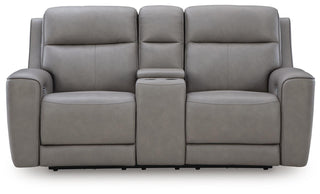 5Z-Comfort PWR REC Loveseat/CON/ADJ HDRST Leather