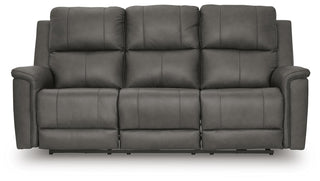 Bleckley PWR REC Sofa with ADJ Headrest Leather