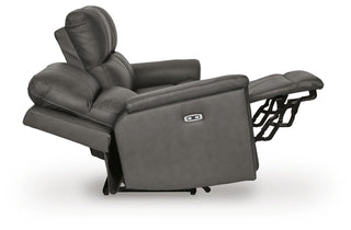 Bleckley PWR REC Sofa with ADJ Headrest Leather