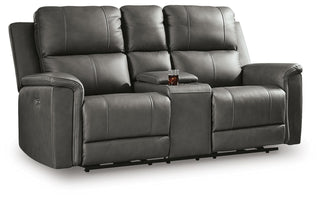 Bleckley PWR REC Loveseat/CON/ADJ HDRST Leather