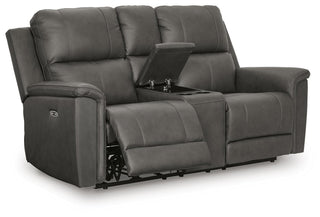 Bleckley PWR REC Loveseat/CON/ADJ HDRST Leather