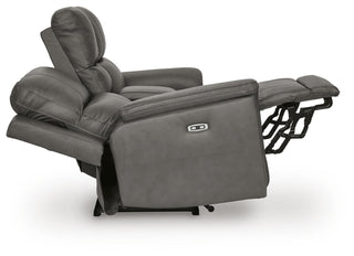 Bleckley PWR REC Loveseat/CON/ADJ HDRST Leather