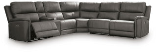 Bleckley 6-Piece Power Reclining Sectional Leather