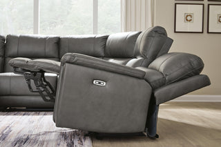 Bleckley 6-Piece Power Reclining Sectional Leather