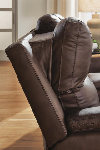 Bleckley PWR REC Loveseat/CON/ADJ HDRST Leather
