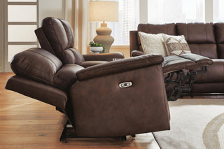 Bleckley PWR REC Loveseat/CON/ADJ HDRST Leather