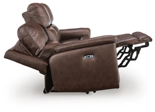 Bleckley PWR REC Sofa with ADJ Headrest Leather
