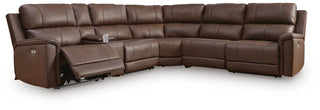 Bleckley 6-Piece Power Reclining Sectional Leather