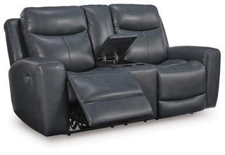 Bexhurst PWR REC Loveseat/CON/ADJ HDRST Leather