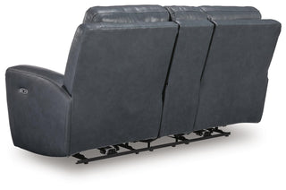 Bexhurst PWR REC Loveseat/CON/ADJ HDRST Leather