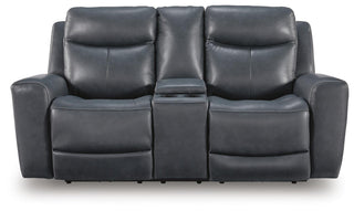 Bexhurst PWR REC Loveseat/CON/ADJ HDRST Leather
