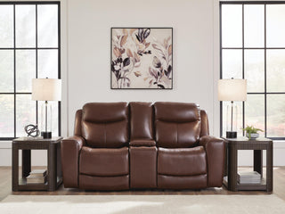 Bexhurst PWR REC Loveseat/CON/ADJ HDRST Leather