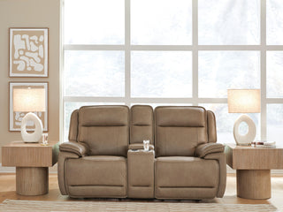 Glencroft PWR REC Loveseat/CON/ADJ HDRST Leather