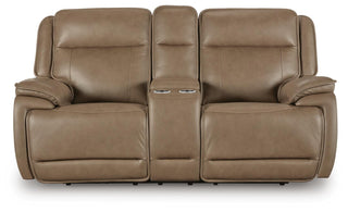 Glencroft PWR REC Loveseat/CON/ADJ HDRST Leather