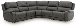 5Z - Pittson 5-Piece Power Reclining Sectional Leather