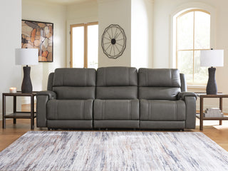 5Z - Pittson 3-Piece Power Sectional Reclining Sofa Leather