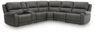 5Z - Pittson 6-Piece Power Reclining Sectional Leather