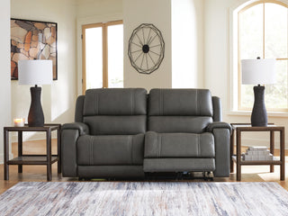 5Z - Pittson 2-Piece Power Reclining Sectional Loveseat Leather