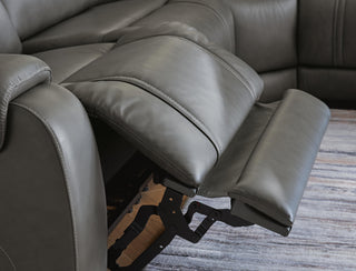 5Z - Pittson 7-Piece Power Reclining Sectional Leather