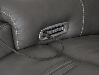 5Z - Pittson 6-Piece Power Reclining Sectional Leather