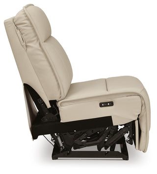 Double Deal PWR Armless REC w/ADJ Headrest Leather
