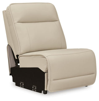 Double Deal 5-Piece Reclining Sectional with Console Leather