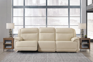 Double Deal 3-Piece Power Reclining Sofa Sectional Leather