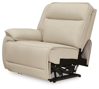 Double Deal 5-Piece Reclining Sectional with Console Leather