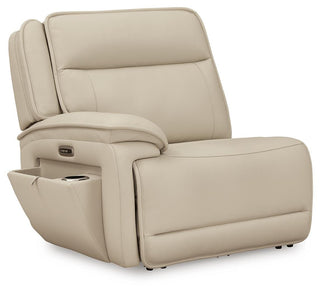 Double Deal 4-Piece Reclining Sectional Leather