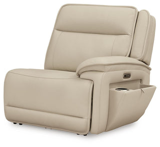 Double Deal 5-Piece Reclining Sectional with Console Leather