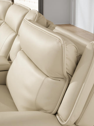 Double Deal 3-Piece Power Reclining Sofa Sectional Leather
