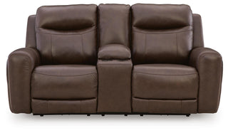 Gravier PWR REC Loveseat/CON/ADJ HDRST Leather