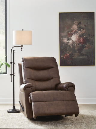 Flynwood Swivel Glider Recliner Leather
