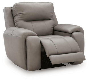 Real Moments Power Recliner w/Audio Seating Leather