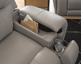 Real Moments Power Recliner w/Audio Seating Leather