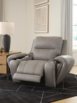 Real Moments Power Recliner w/Audio Seating Leather
