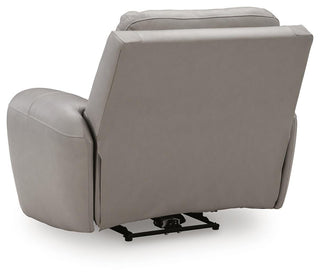 Real Moments Power Recliner w/Audio Seating Leather