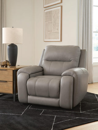 Real Moments Power Recliner w/Audio Seating Leather