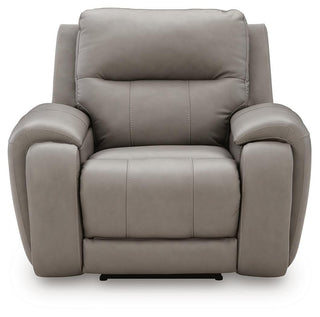 Real Moments Power Recliner w/Audio Seating Leather