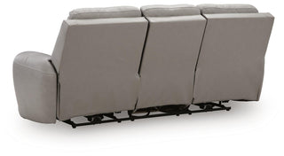 Real Moments PWR REC Sofa w/Audio Seating Leather